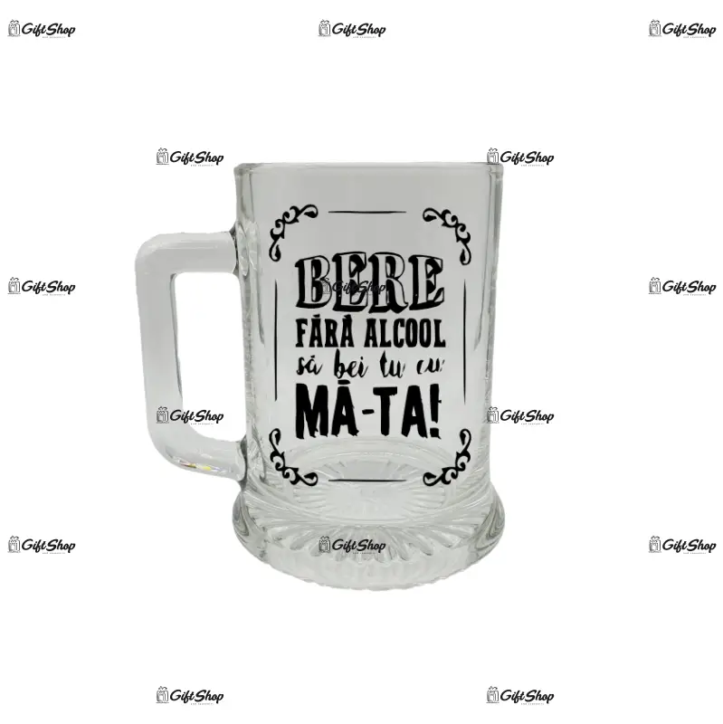 Bere fara alcool, halba cu mesaj